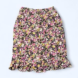 Y2K Fairy Floral Ruffle Skirt by Georgiou Studio!